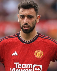 Manchester United midfielder Bruno Fernandes